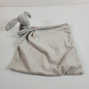 Jellycat Bunny Rabbit Gray Bashful Plush Baby Security Blanket Lovey